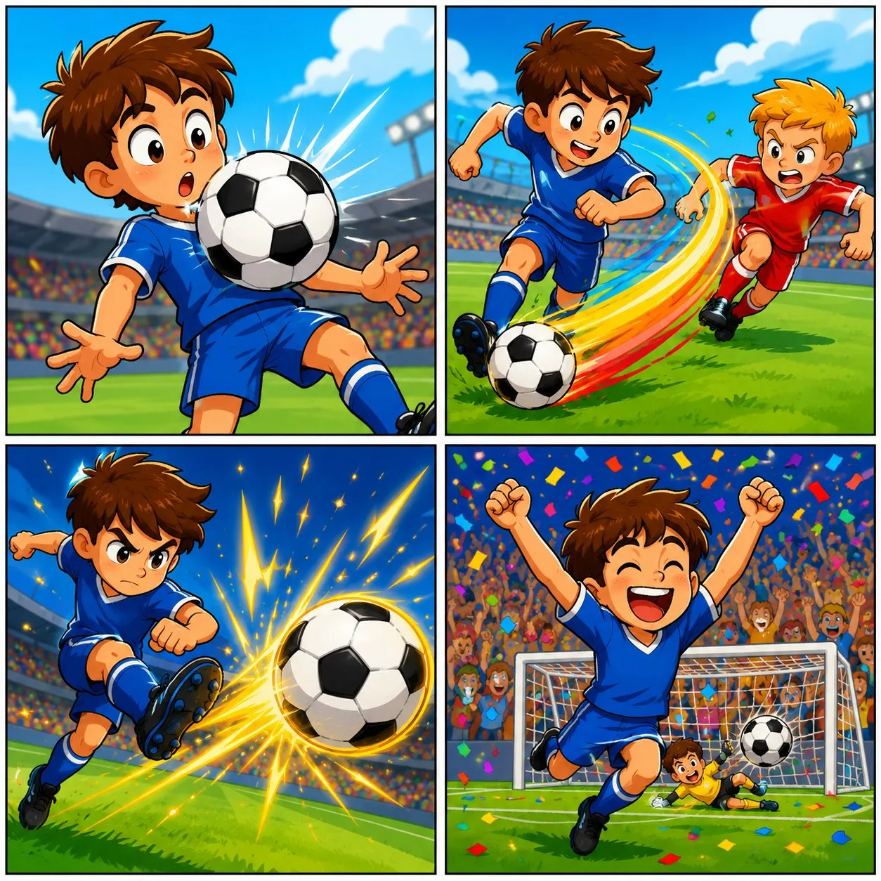 Style Cartoon — BD football